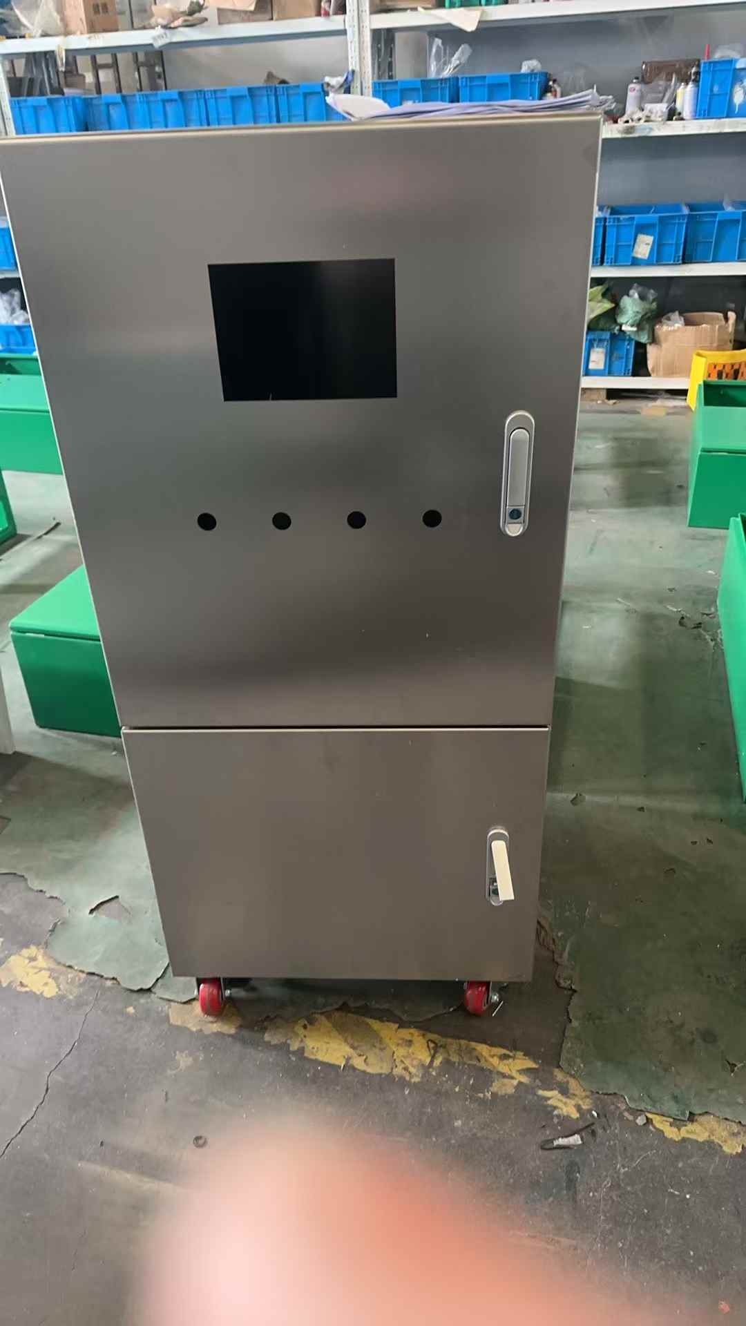 PS柜带电脑操作台